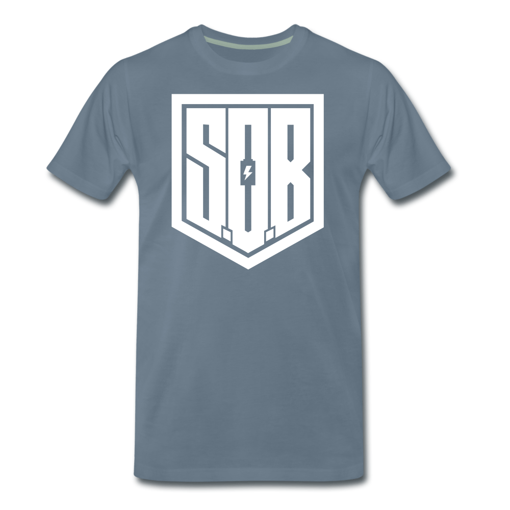 SONS OF BATTERY - SoB Supporter - Männer Premium T-Shirt - Sons of Battery® - E-MTB Brand & Community