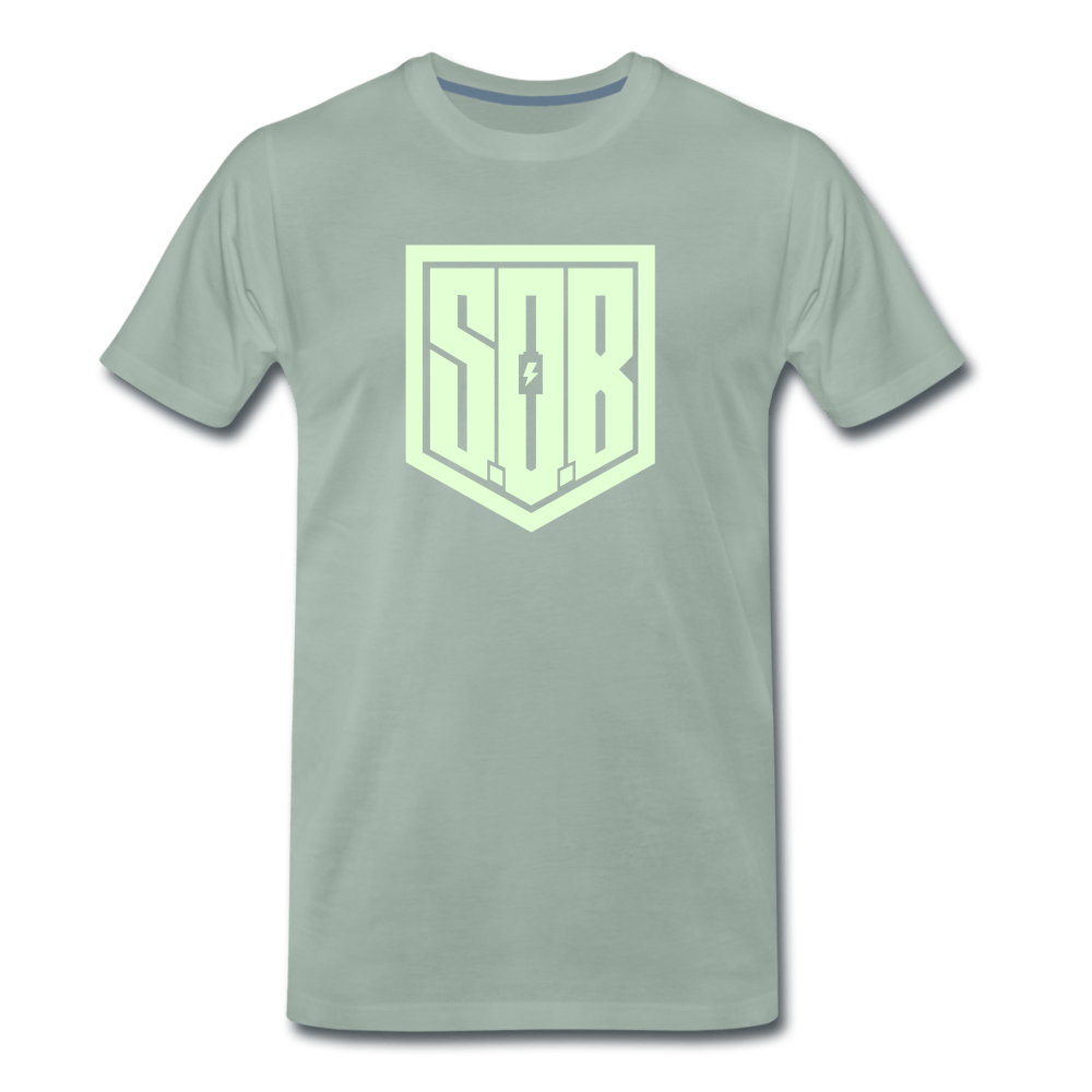 SOB - Glow in the Dark - Männer Premium T-Shirt - Sons of Battery® - E-MTB Brand & Community