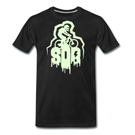 Horror - Glow in the Dark - Männer Premium T-Shirt - Sons of Battery® - E-MTB Brand & Community