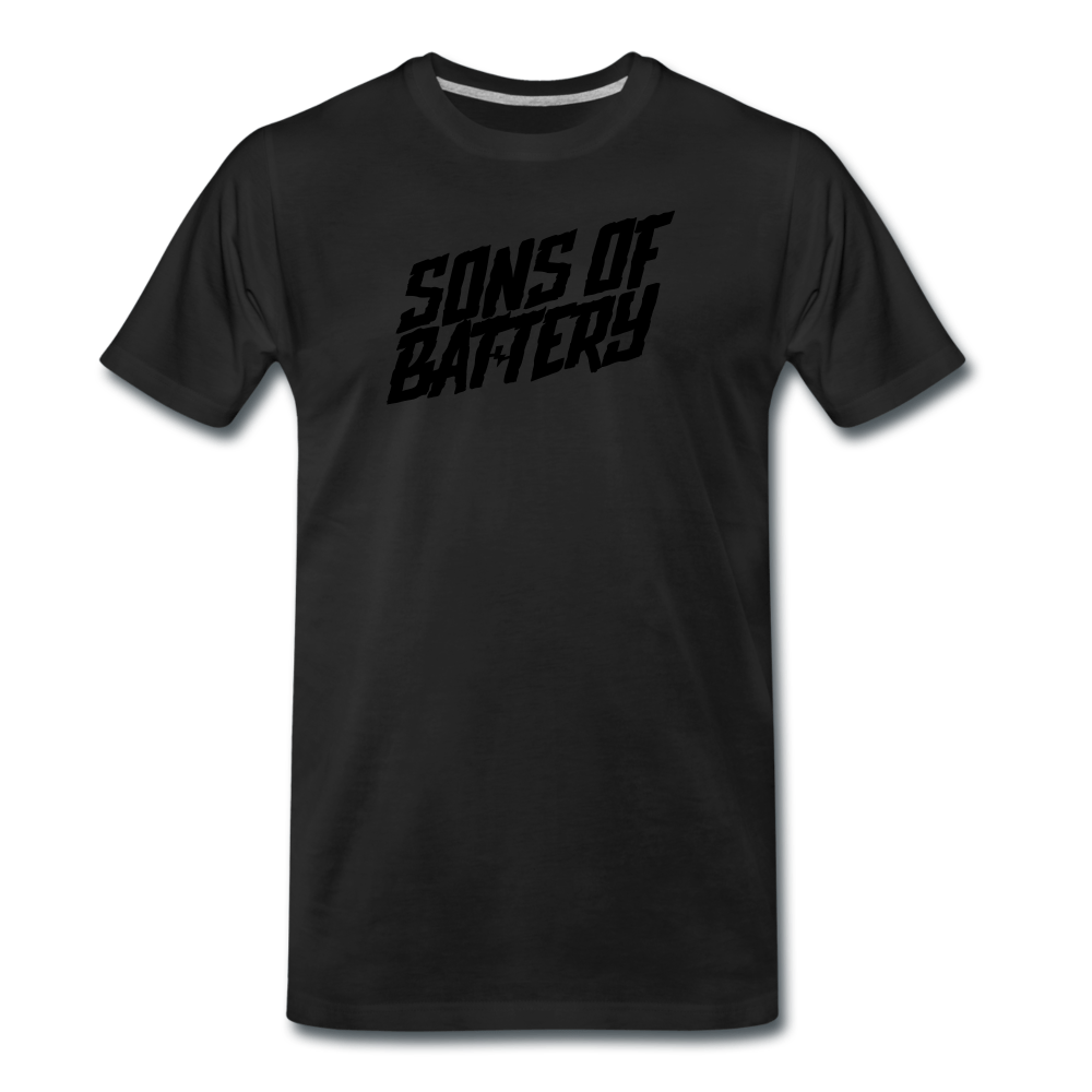 Signature - Black Flex on Black - Männer Premium T-Shirt - Sons of Battery® - E-MTB Brand & Community