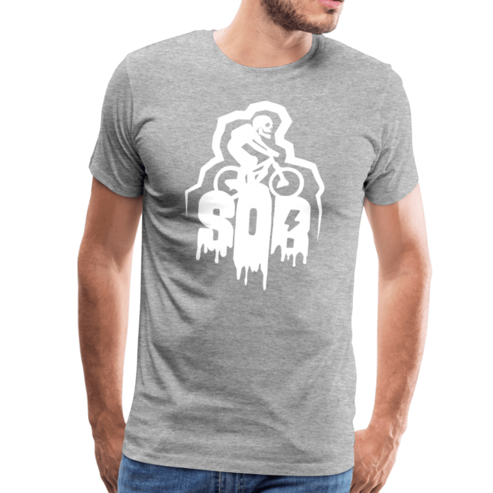 SPOD Männer Premium T-Shirt | Spreadshirt 812 SoB Horror - SONS OF BATTERY - Männer Premium T-Shirt E-Bike-Community