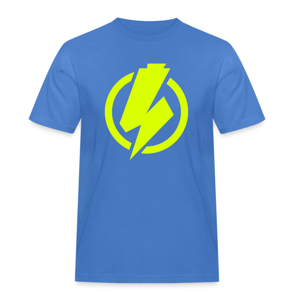 SPOD Männer Workwear T-Shirt Blau / S Lightning - Männer Russell Athletic E-Bike-Community