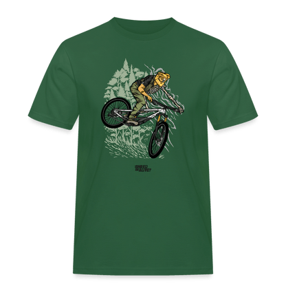 SPOD Männer Workwear T-Shirt Flaschengrün / S Shred or Alive 2022 - Männer Russell Athletic T-Shirt E-Bike-Community