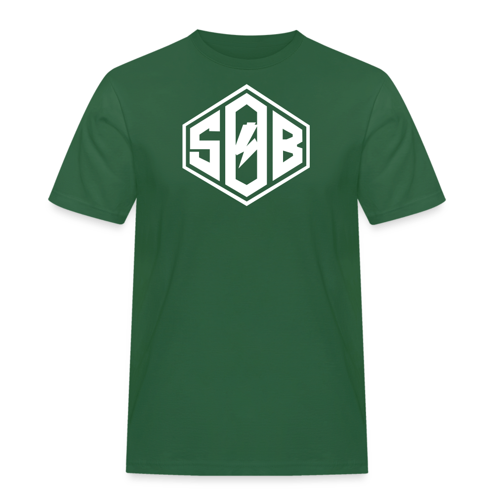 SPOD Männer Workwear T-Shirt Flaschengrün / S SoB Diamond - Männer Russel Athletic Shirt E-Bike-Community