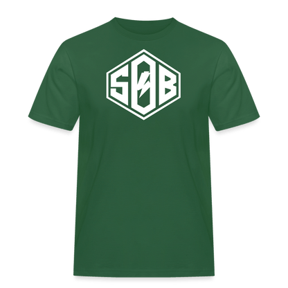 SPOD Männer Workwear T-Shirt Flaschengrün / S SoB Diamond - Männer Russel Athletic Shirt E-Bike-Community