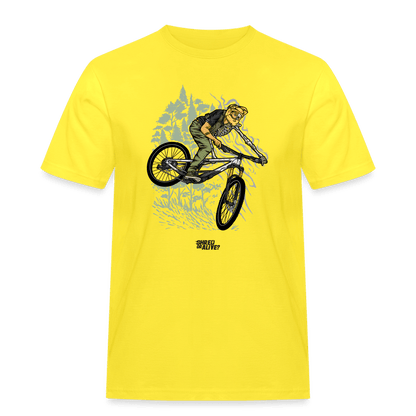 SPOD Männer Workwear T-Shirt Gelb / S Shred or Alive 2022 - Männer Russell Athletic T-Shirt E-Bike-Community