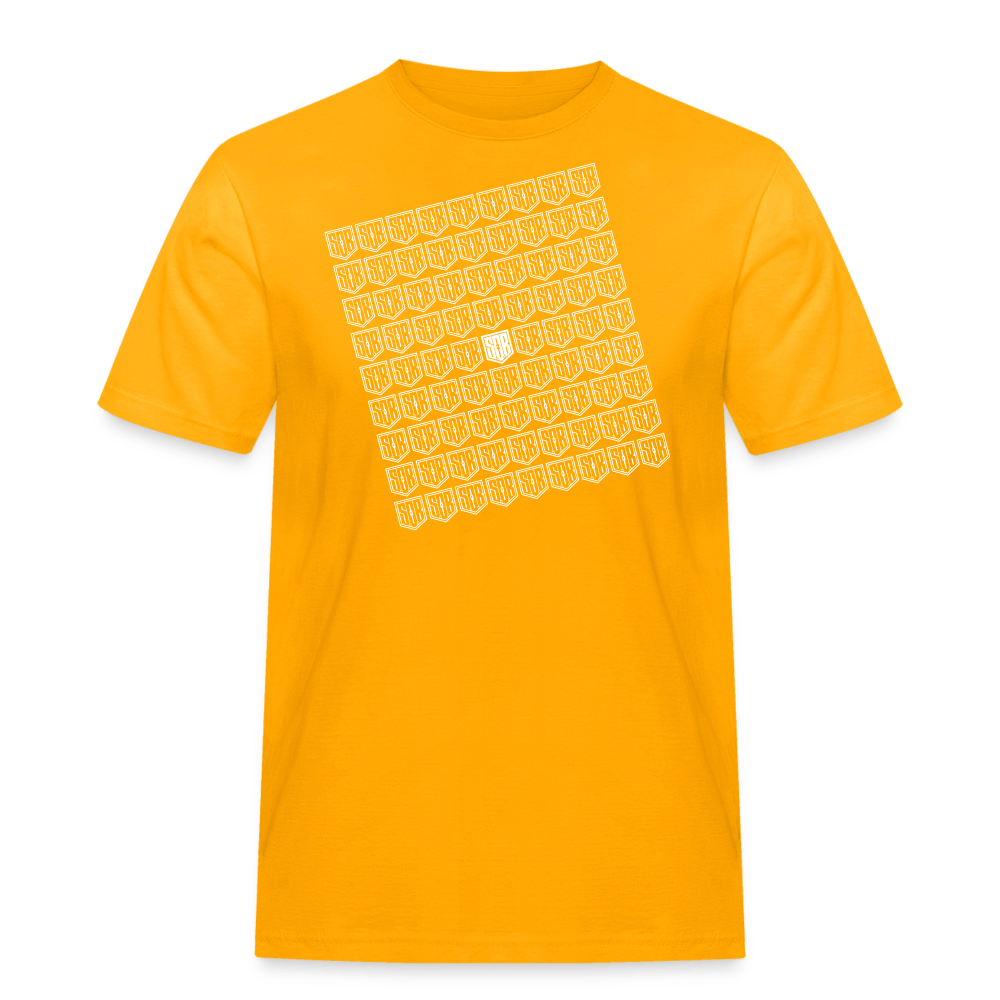 SPOD Männer Workwear T-Shirt Gold / S SOB - FINEART - Männer Workwear T-Shirt E-Bike-Community