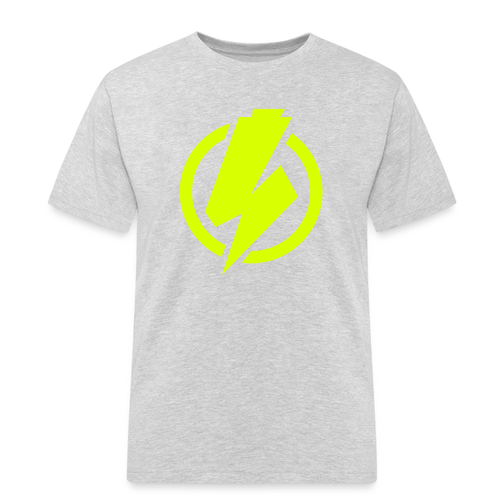 SPOD Männer Workwear T-Shirt Grau meliert / S Lightning - Männer Russell Athletic E-Bike-Community