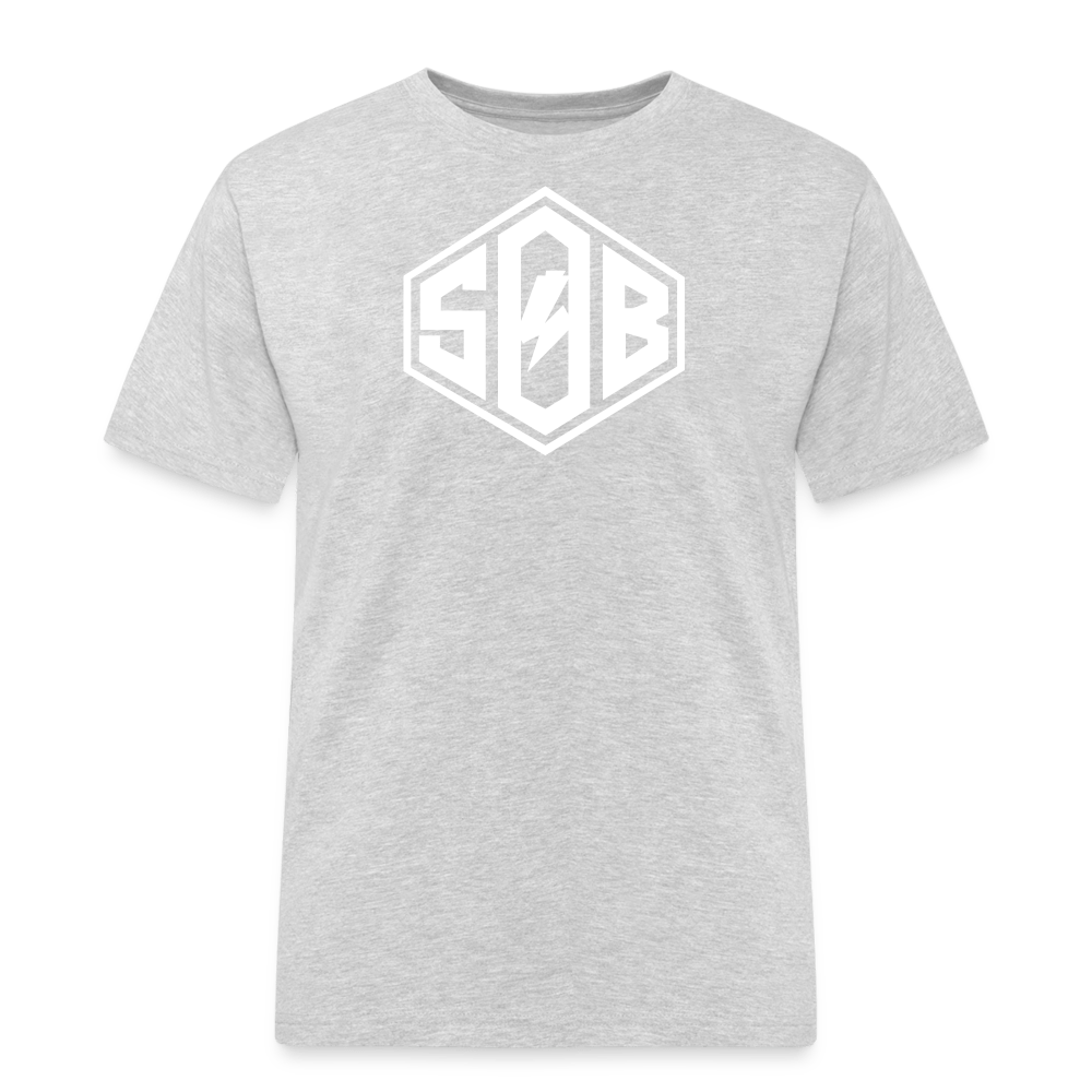 SPOD Männer Workwear T-Shirt Grau meliert / S SoB Diamond - Männer Russel Athletic Shirt E-Bike-Community