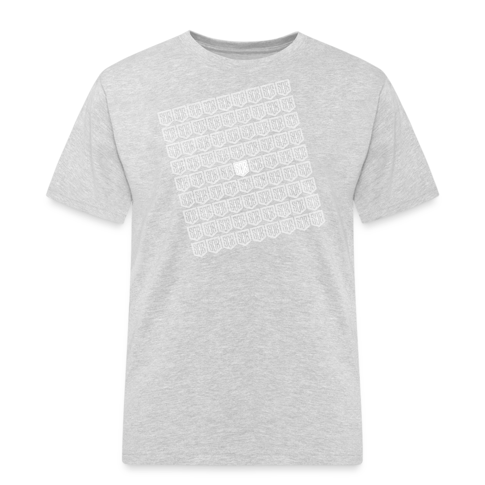 SPOD Männer Workwear T-Shirt Grau meliert / S SOB - FINEART - Männer Workwear T-Shirt E-Bike-Community