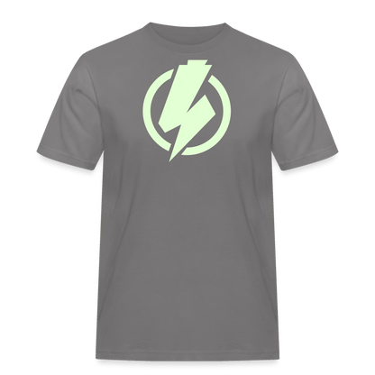 SPOD Männer Workwear T-Shirt Grau / S Lightning - Glow in the Dark - Männer Russell Athletic E-Bike-Community