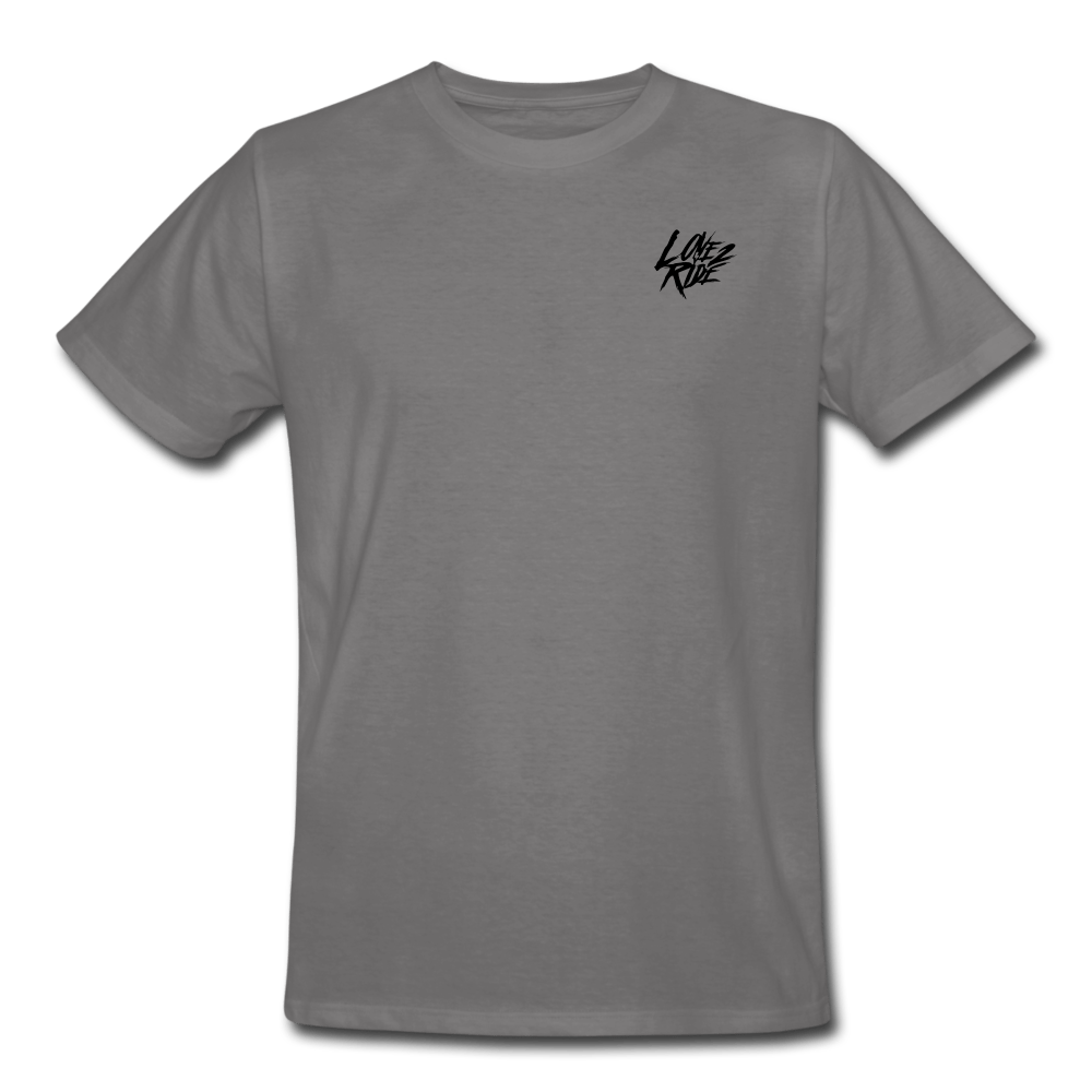 SPOD Männer Workwear T-Shirt Grau / S LOVE 2 RIDE - FRONT / BACK HEAVY MÄNNER RUSSELL ATHLETICS T-SHIRT E-Bike-Community