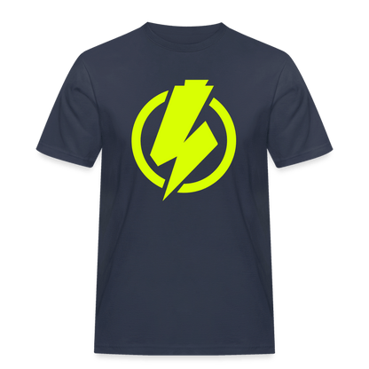 SPOD Männer Workwear T-Shirt Navy / S Lightning - Männer Russell Athletic E-Bike-Community