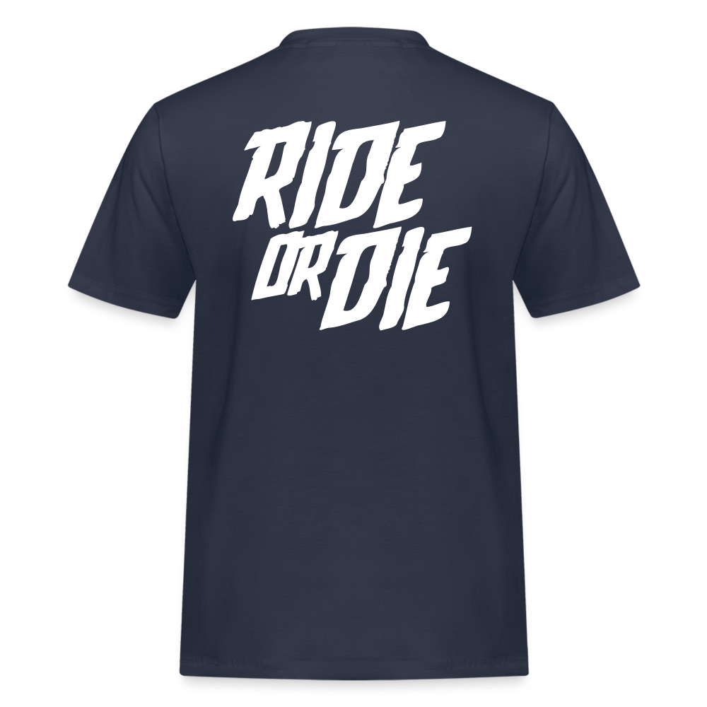 SPOD Männer Workwear T-Shirt Navy / S Ride or Die Russell Athletic  T-Shirt E-Bike-Community