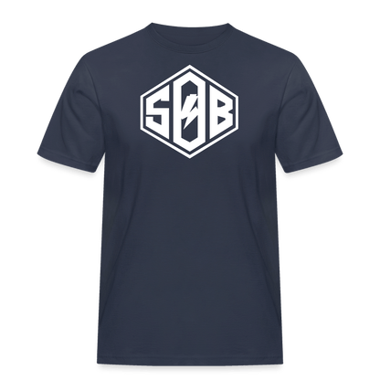 SPOD Männer Workwear T-Shirt Navy / S SoB Diamond - Männer Russel Athletic Shirt E-Bike-Community