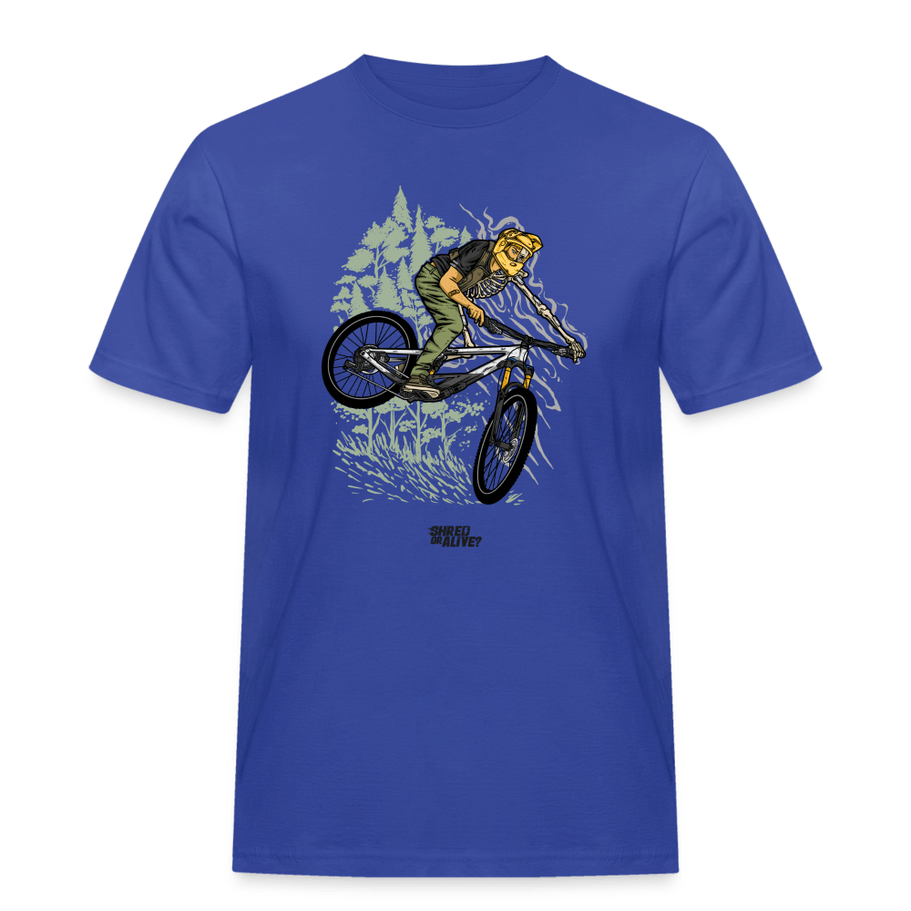 SPOD Männer Workwear T-Shirt Royalblau / S Shred or Alive 2022 - Männer Russell Athletic T-Shirt E-Bike-Community