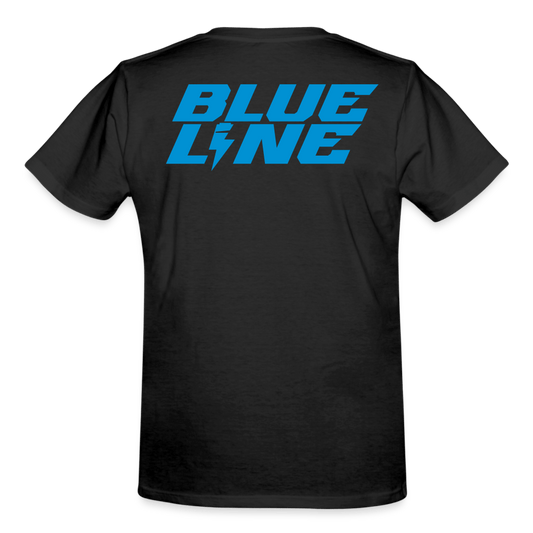 SPOD Männer Workwear T-Shirt Schwarz / S Blue Line - Russell Athletics E-Bike-Community
