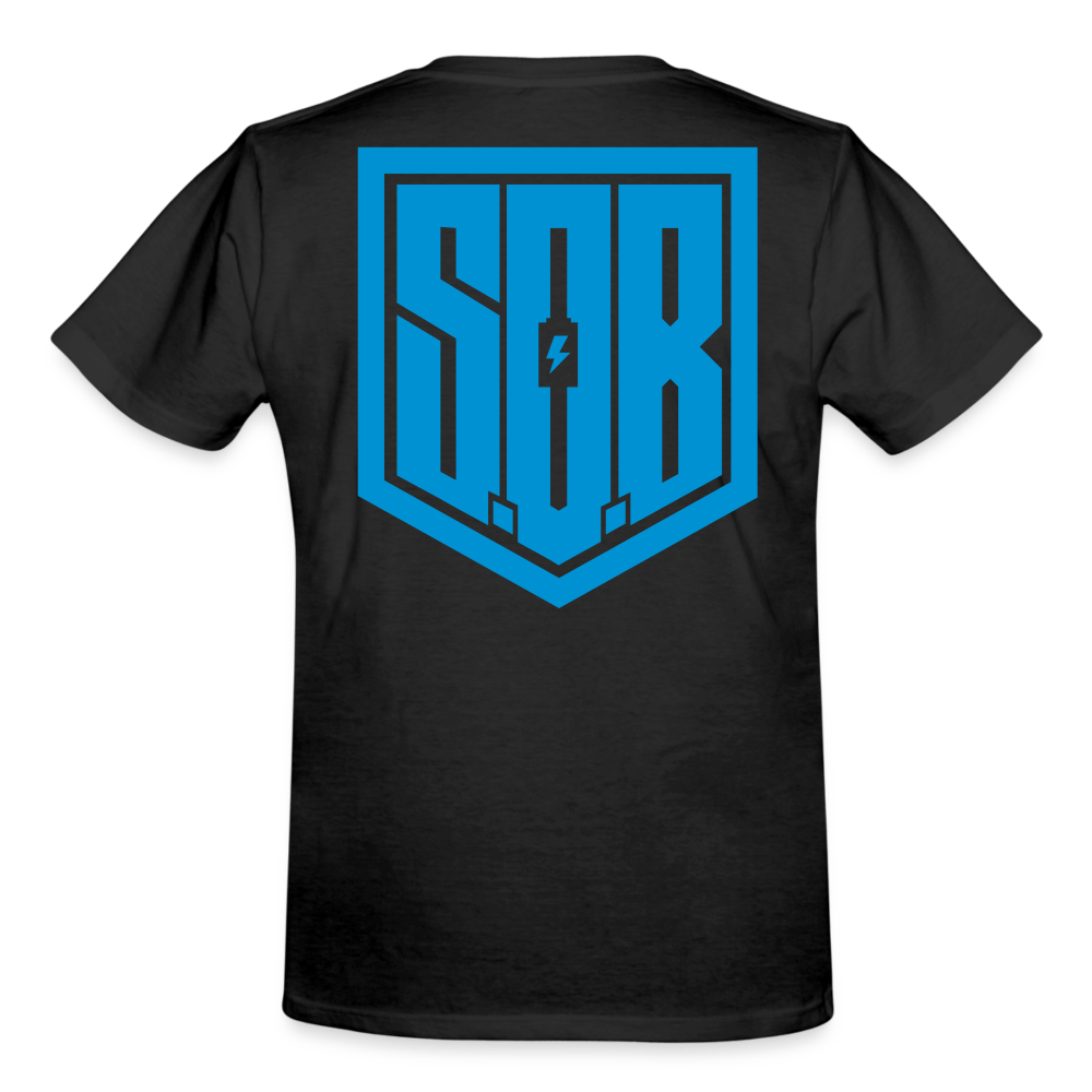 SPOD Männer Workwear T-Shirt Schwarz / S Blue Line - S.o.B - Russell Athletics E-Bike-Community