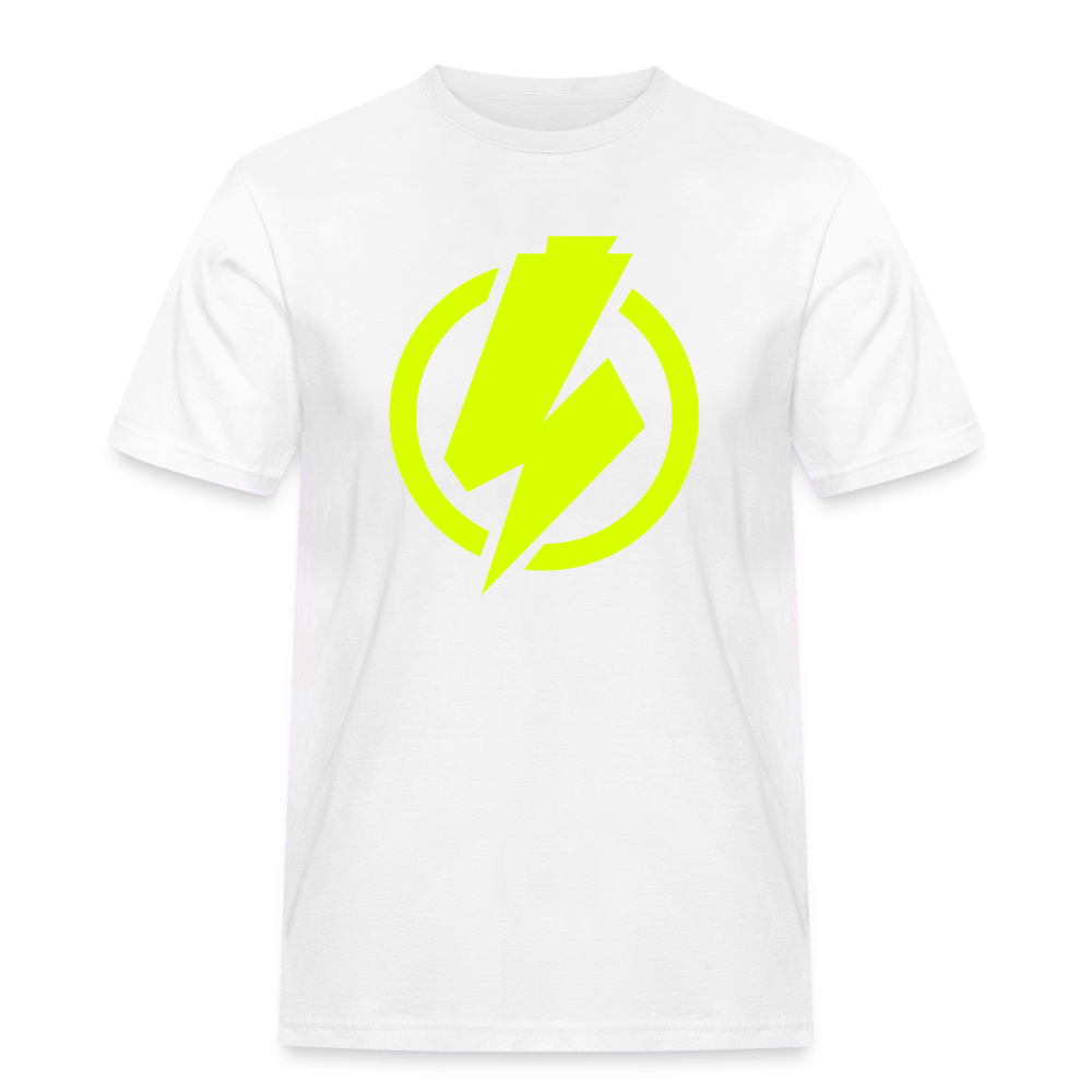 SPOD Männer Workwear T-Shirt weiß / S Lightning - Männer Russell Athletic E-Bike-Community