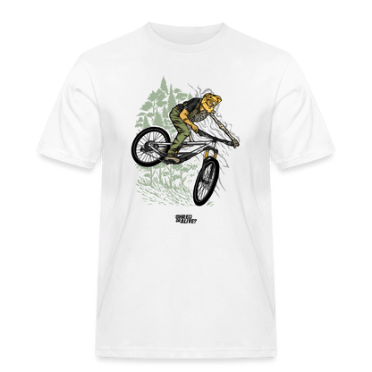 SPOD Männer Workwear T-Shirt weiß / S Shred or Alive 2022 - Männer Russell Athletic T-Shirt E-Bike-Community
