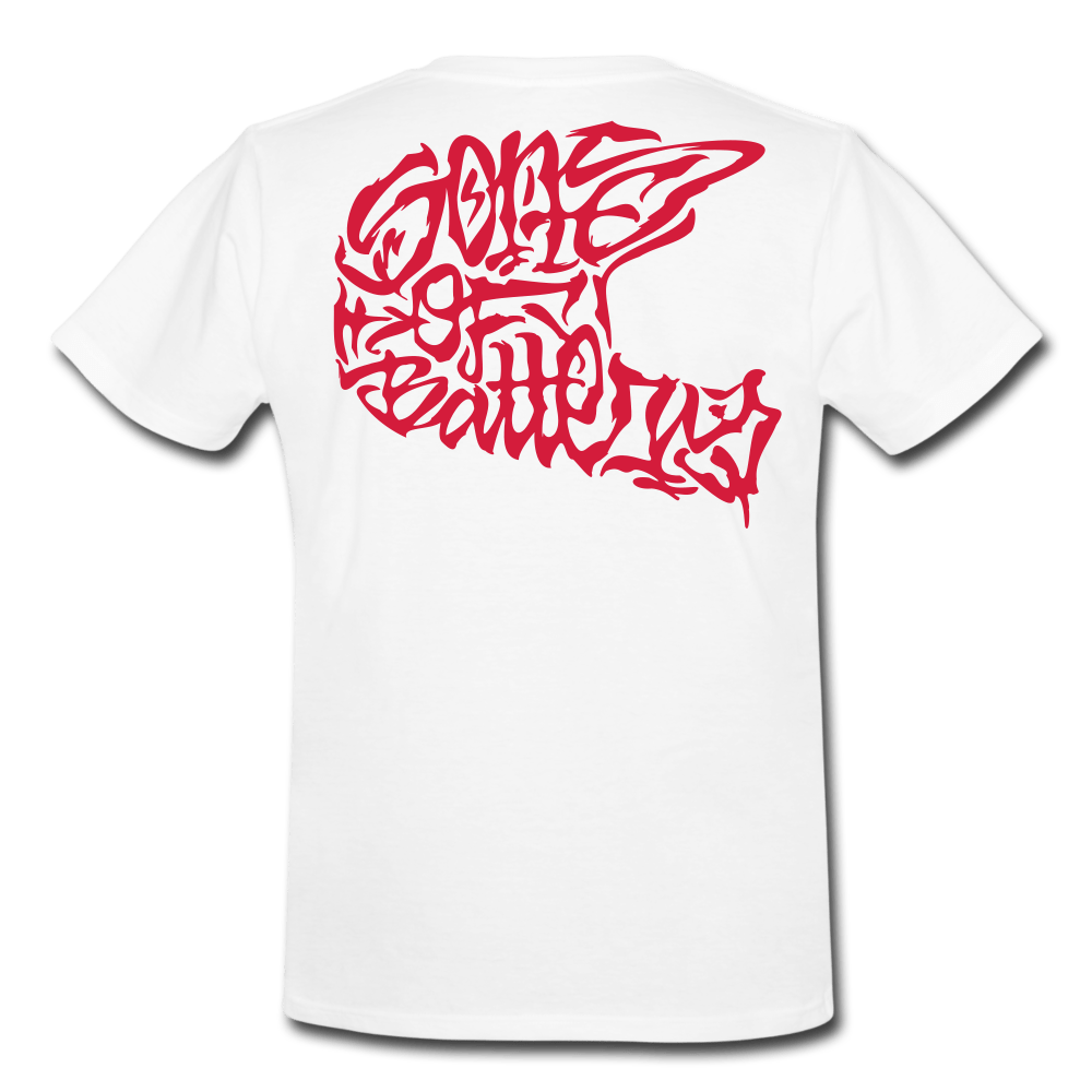 SPOD Männer Workwear T-Shirt Weiß / S TPOM - REDLINE Männer Workwear T-Shirt E-Bike-Community