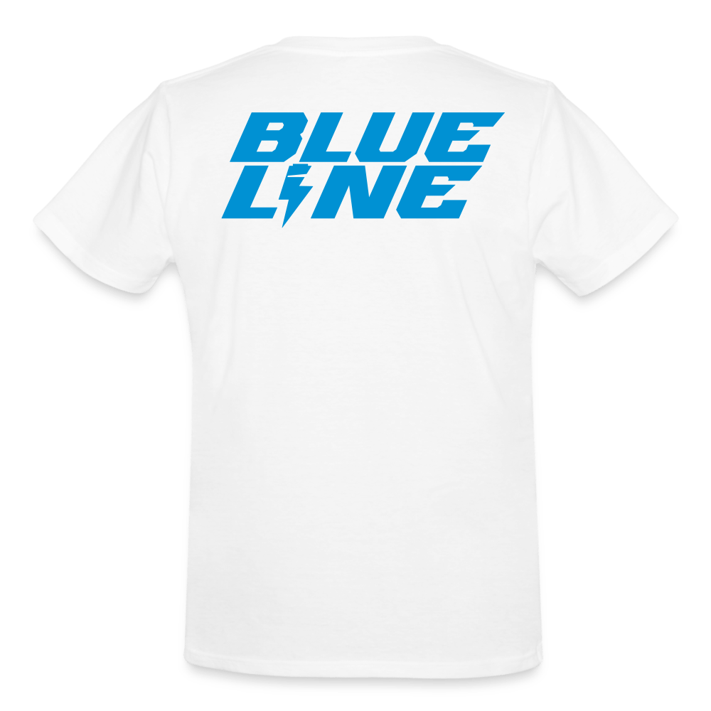 SPOD Männer Workwear T-Shirt white / S Blue Line - Russell Athletics E-Bike-Community
