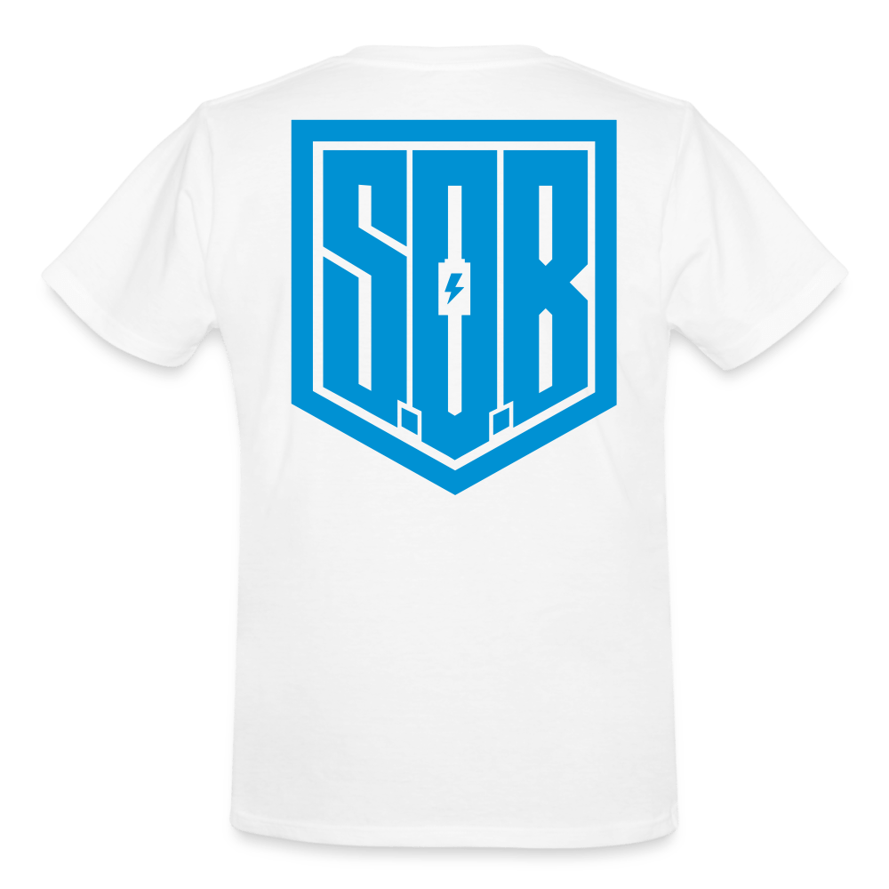 SPOD Männer Workwear T-Shirt white / S Blue Line - S.o.B - Russell Athletics E-Bike-Community