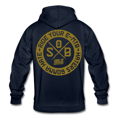 "Haters" - Gold - Sons of Battery - Unisex Hoodie - Sons of Battery® - E-MTB Brand & Community
